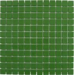 Dark Green 1x1 Glossy Glass Tile