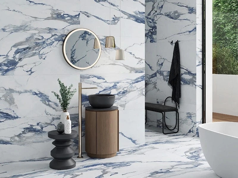 Blue Gem 12x24 Polished Porcelain Tile - Image 4