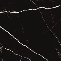 Markina Black 24x24 Polished Porcelain Tile