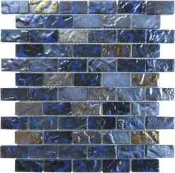 Aqua Art Planetarium Uniform Brick Glossy And Matte Glass Tile