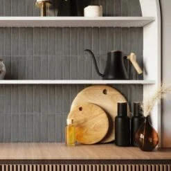 Casatan Marquet Grey 3x10 Glossy Ceramic Tile