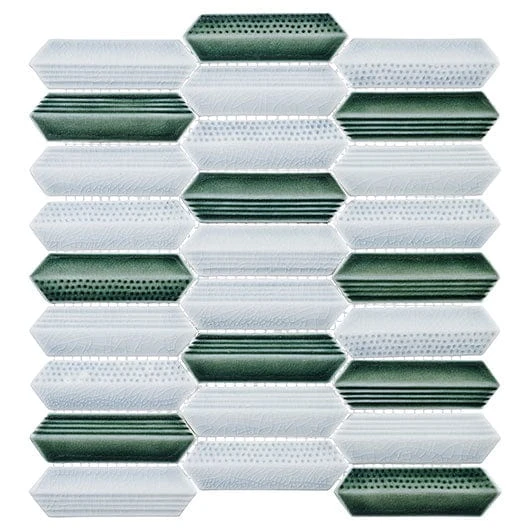 Chiseled Dreams Dalmatian 1x4 Glass Tile - Image 5