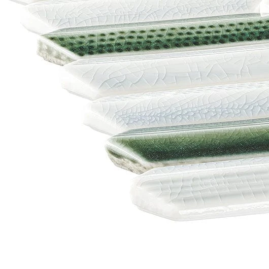 Chiseled Dreams Dalmatian 1x4 Glass Tile - Image 3