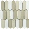 Decko Mid Century Beige Elongated Hexagon Tile