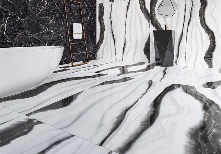 Calabria White 24x48 Polished Porcelain Tile - Image 2