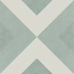 Vincenzia Royale Viviano Green 6x6 Matte Porcelain Tile