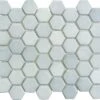 Greenwich Urbanite Grey Hexagon Recycled Gloss Glass Tile