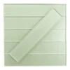 Lustrous Kauai Green 3x14 Shimmer Glossy Glass Subway Tile