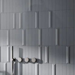 Noelle Jayden Curve 3D Blue 2x10 Matte Ceramic Tile