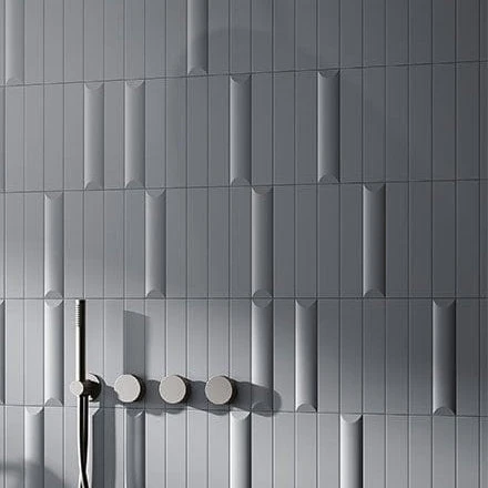 Noelle Jayden Curve 3D Blue 2x10 Matte Ceramic Tile