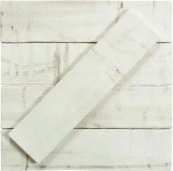 Princeton Glaze Linen Fresh White 3x12 Glossy And Matte Ceramic Subway Tile