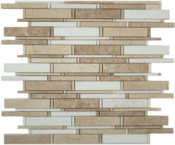 Cascade Light Mix Random Brick Polished Stone Tile