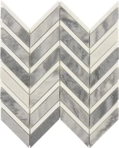 Marmala Chevron Polished Marble Tile