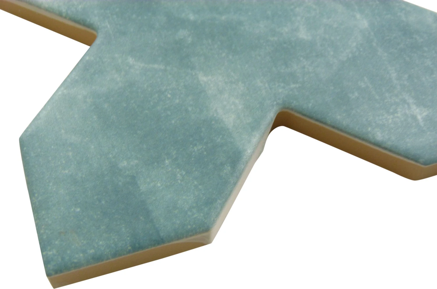 Moorish Green Cross Ceramic Matte Tile - Image 4