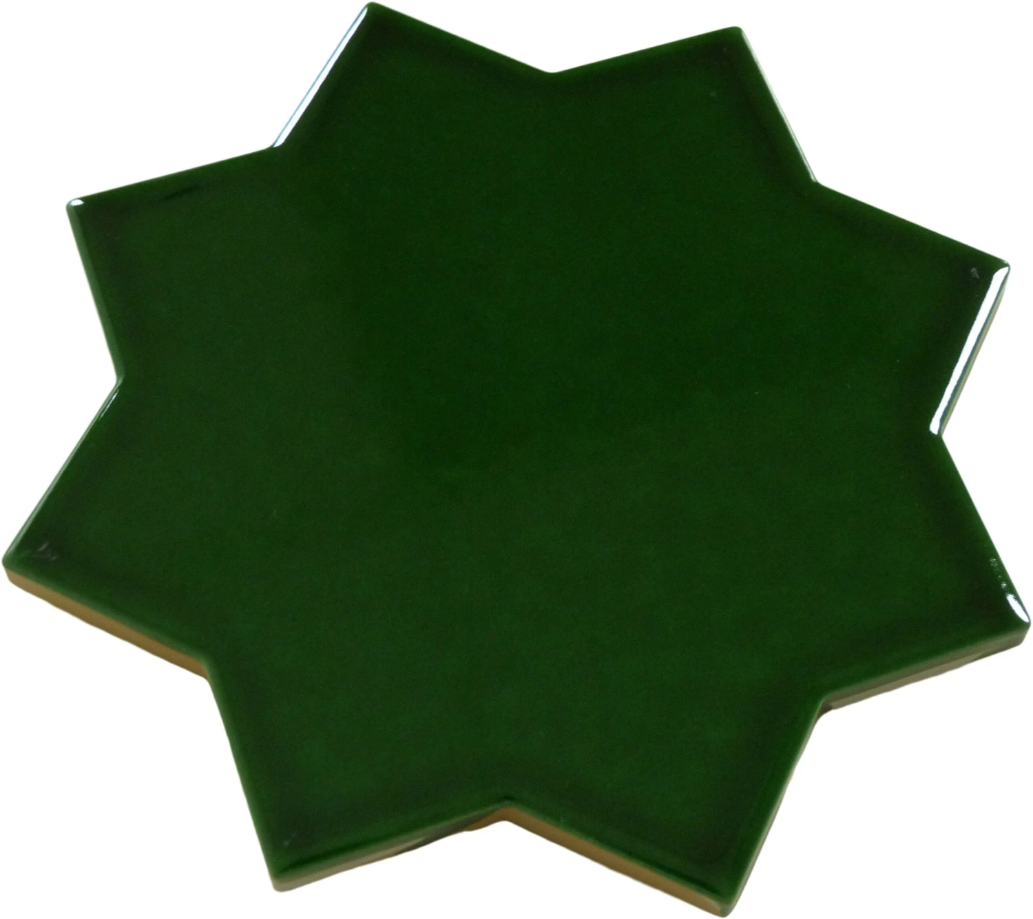Moorish Verde Star Ceramic Glossy Tile - Image 3