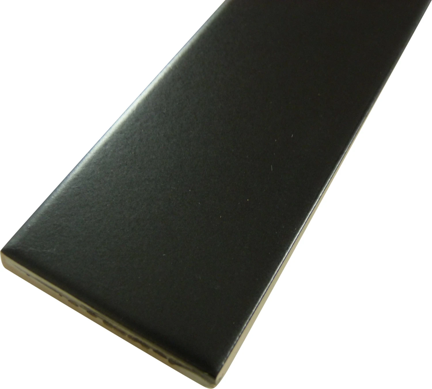 Ridge Black Matte 2x8 Ceramic Tile - Image 3