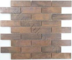 Brick Set Antique Copper 1x4 Metal Antique Tile