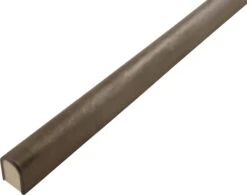 Gun Metal Bullnose 1/2x12 Brushed Metal Liner