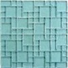 Galaxie Turquoise Mixed Glossy And Iridescent Glass Tile
