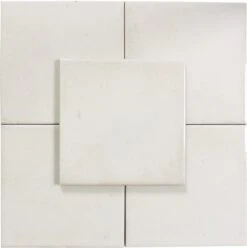 Boutique Antique White Field 6x6 Porcelain Tile