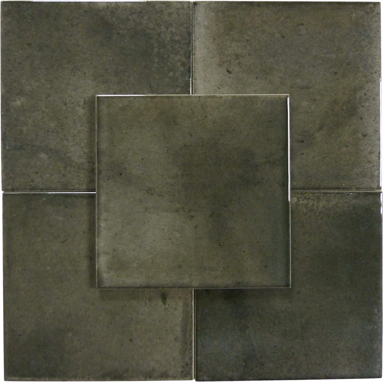 Boutique Ash Black Field 6x6 Porcelain Tile