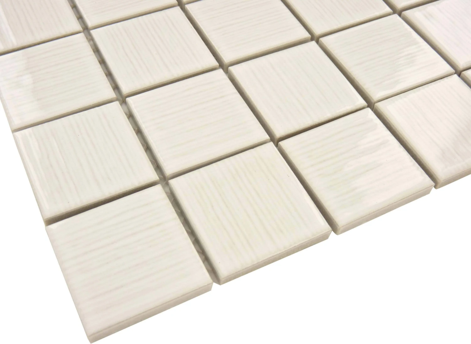 Arctic White 2x2 Porcelain Glossy Tile - Image 2