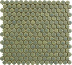 Pewter Grey Circles Porcelain Matte Tile