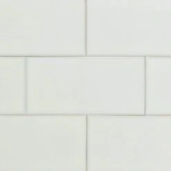 Silvery Moon 3x6 Glossy Porcelain Subway Tile