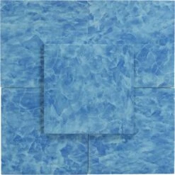 Alps Blue 6x6 Glossy Porcelain Tile
