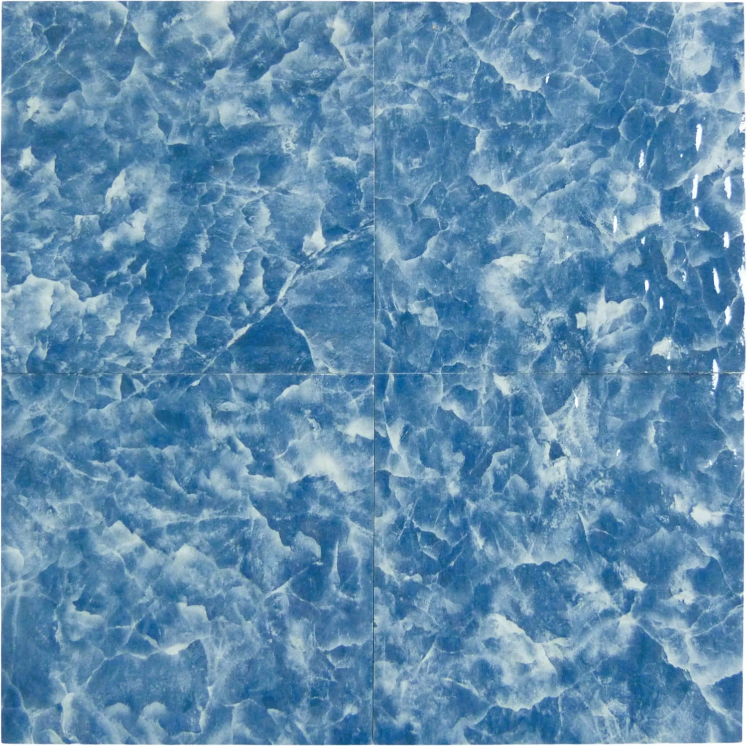 Alps Cobalt Blue 6x6 Glossy Porcelain Tile - Image 3