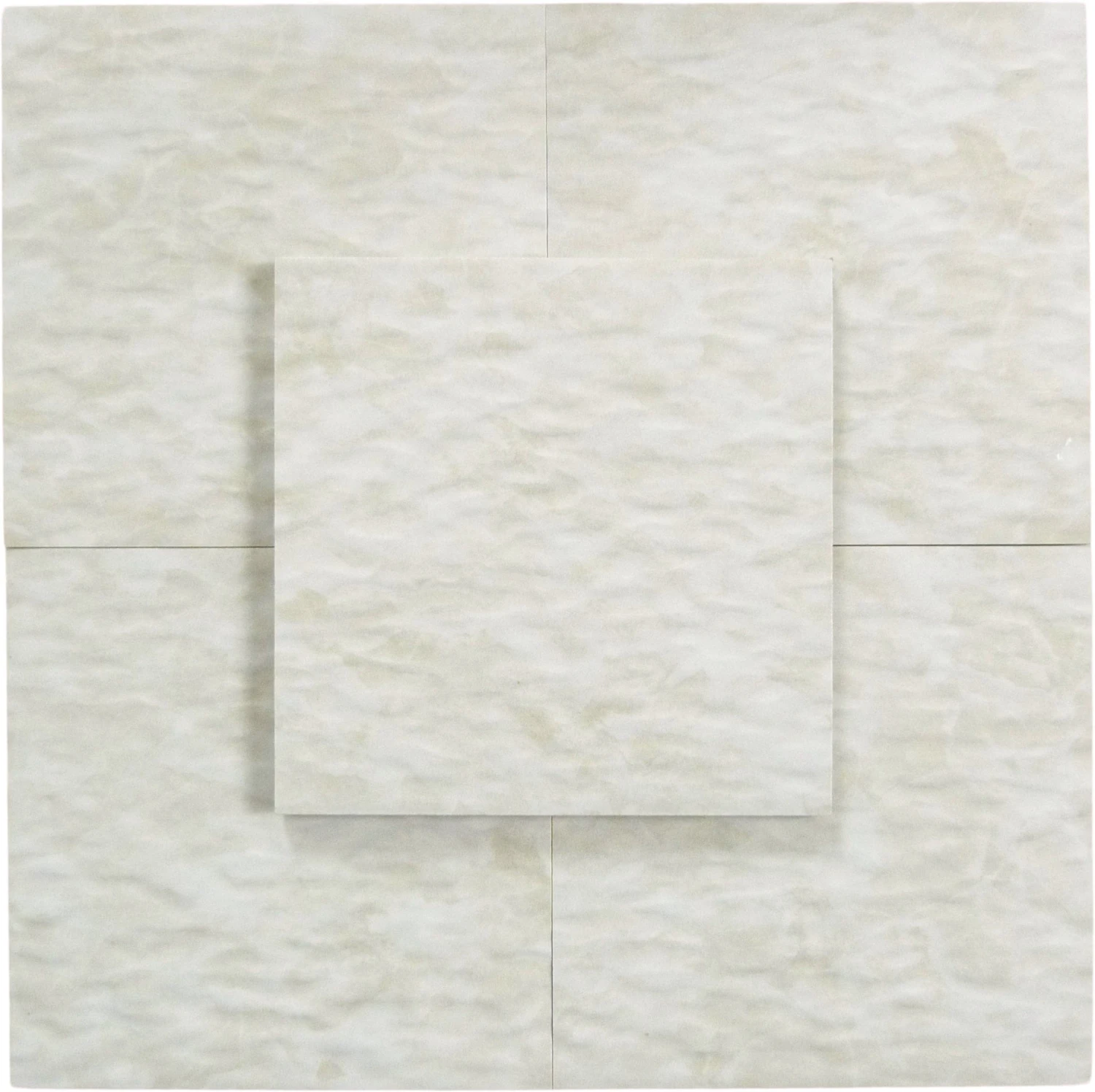 Alps Ice White 6x6 Glossy Porcelain Tile
