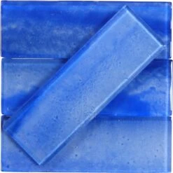 Gemstone Royal Blue 3×9 Glass Tile