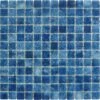 Vanguard Arrecife Blue 1x1 Glossy Glass Tile