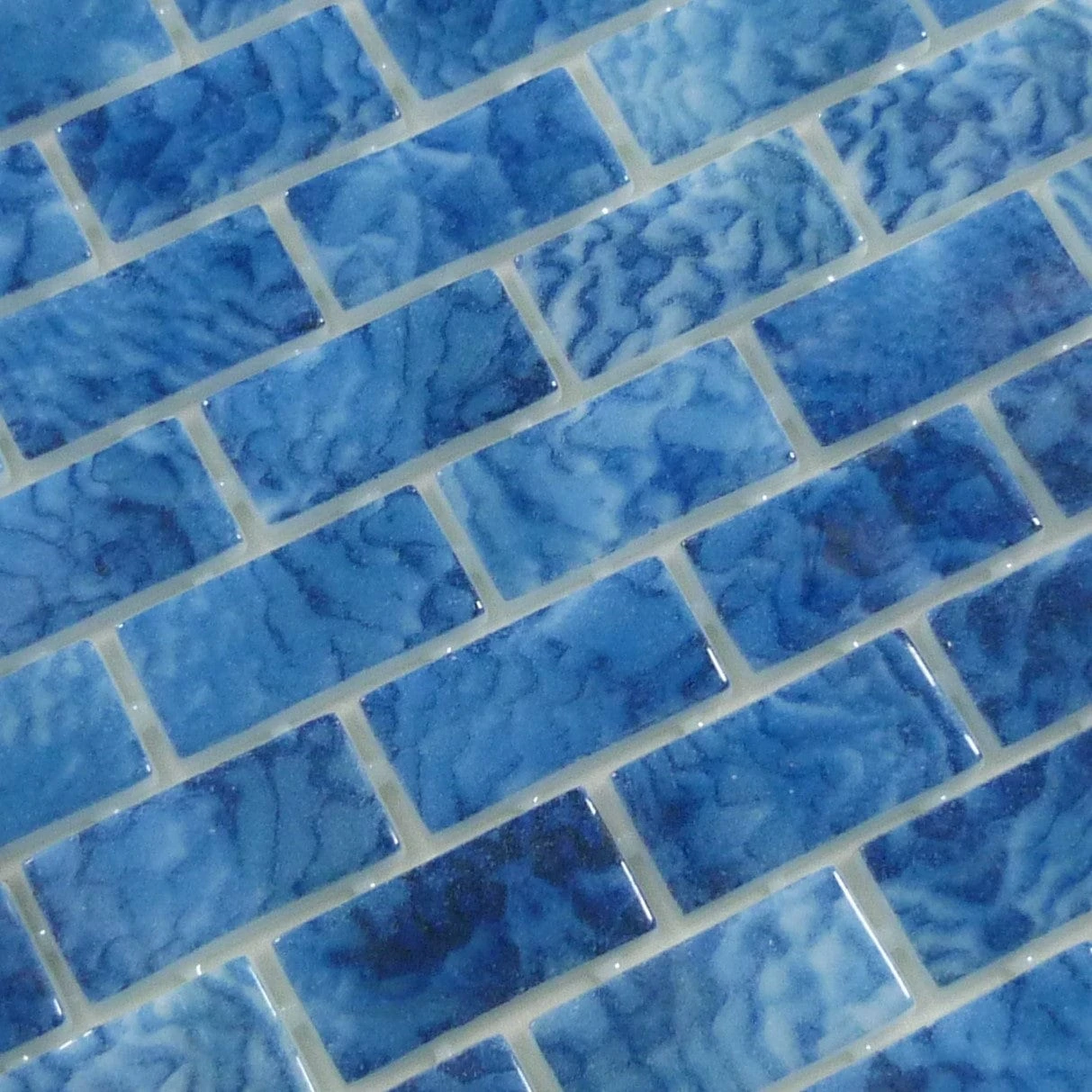 Vanguard Arrecife Blue 1x2 Glossy Glass Tile - Image 5