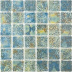 Vanguard Arrecife Green 2x2 Glossy Glass Tile