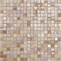 Iridium 5/8x5/8 Crocus 2 Iridescent Glass Tile