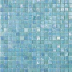 Iridium 5/8x5/8 Hyacinth Iridescent Glass Tile