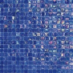 Iridium 5/8x5/8 Iris 4 Iridescent Glass Tile