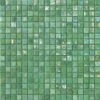 Iridium 5/8x5/8 Mint 3 Iridescent Glass Tile
