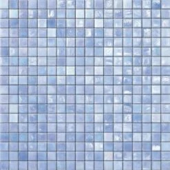 Iridium 5/8x5/8 Petunia 2 Iridescent Glass Tile