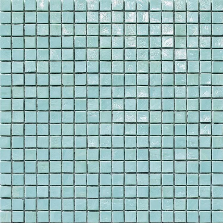 Murano Smalto 5/8x5/8 Aquamarine 2 Glass Tile