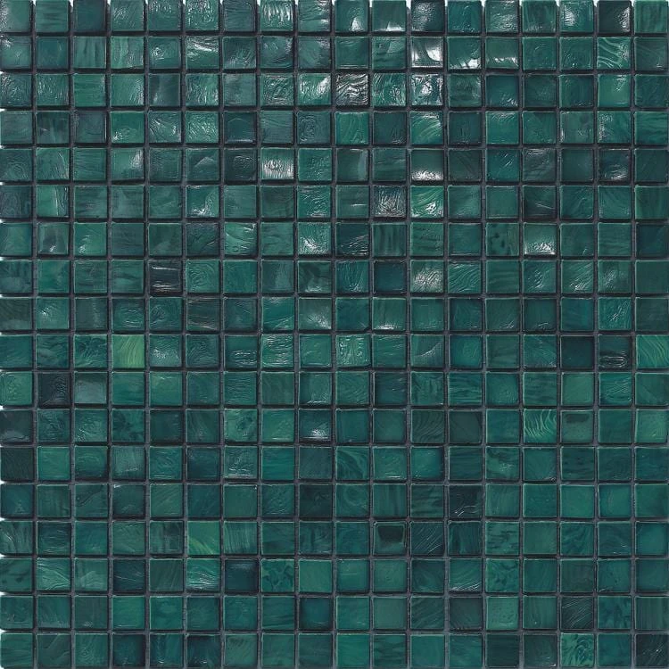 Murano Smalto 5/8x5/8 Aquamarine 4 Glass Tile