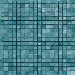 Murano Smalto 5/8x5/8 Aquamarine J Glass Tile