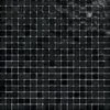 Murano Smalto 5/8x5/8 Black Glass Tile