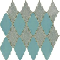 Arabian Crackled Aqua Ceramic Tile