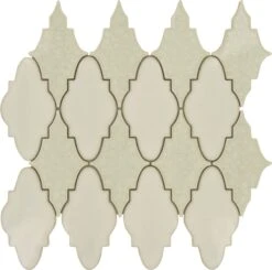 Arabian Crackled White Ceramic Tile