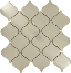 Arabesque Stainless Steel Metal Tile
