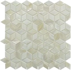 Mother Of Pearl Cube Glossy Shell Tile