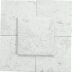 Coralina White 6x6 Matte Porcelain Tile