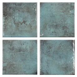 Bimini Green 6x6 Glossy Porcelain Tile